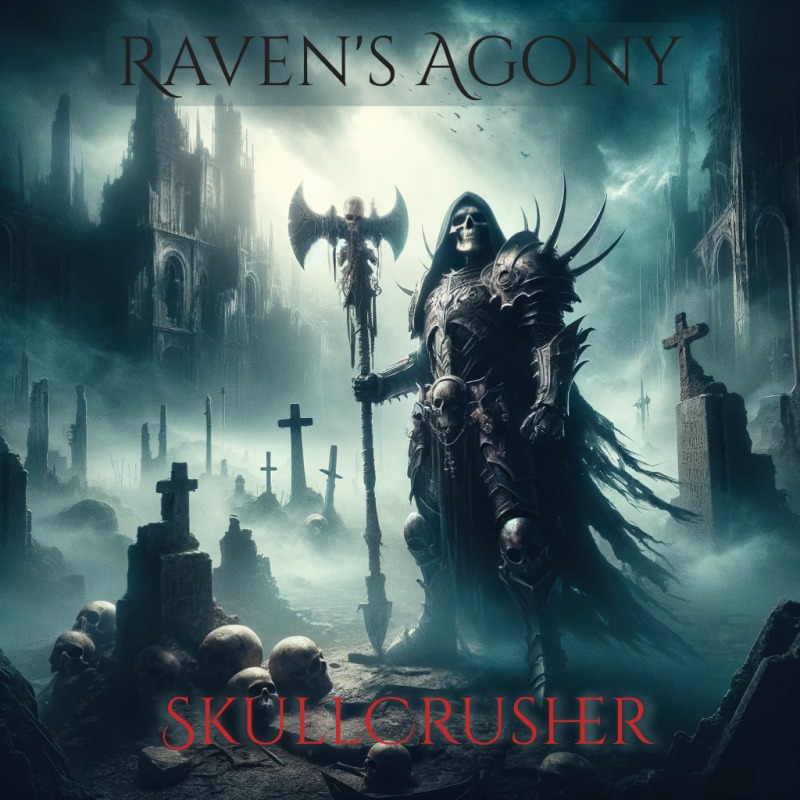 SkullCrusher — obal singlu Raven’s Agony